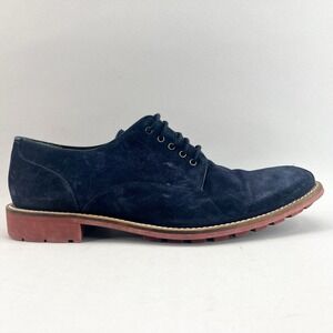 Ted Baker  Mens 13 Tichd 2 Oxford Shoes Navy‎ Suede Casual Comfort Lace Up Derby